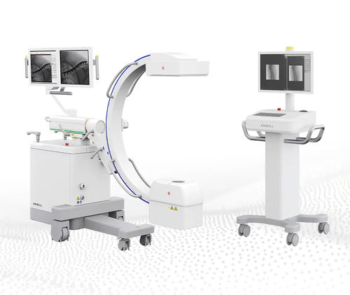 Arco quirúrgico móvil - HUA II  - Angell Technology - con sensor plano / con columna de vídeo / con monitor de vídeo integrado