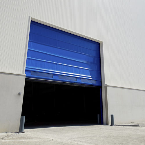 Puerta de alta velocidad - MANUSA Automatic Doors - estanco al aire / plegable / de acero inoxidable