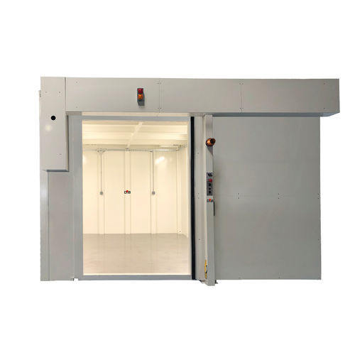 Cabina para la industria farmacéutica - DIB Radioprotection - con ruedas / de acero inoxidable / a medida