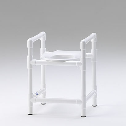 Taburete de ducha con reposabrazos - DH 80 - RCN Medizin - sin respaldo / con apertura higiénica