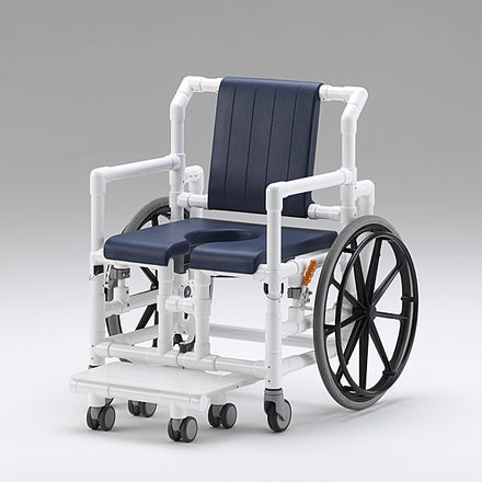 Silla de ruedas activa - DR 100 OS PPG - RCN Medizin - bariátrica / para ducha / con orinal
