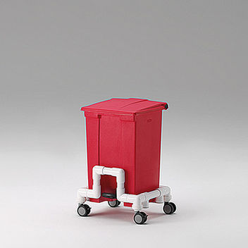 Papelera de plástico - MSR 168 - RCN Medizin - con pedal / con ruedas