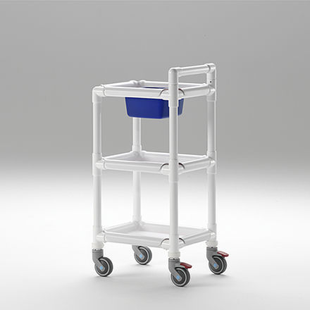 Carro médico - MPC 153 WS - RCN Medizin - de uso general / multifunción / con estante