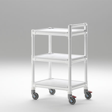 Carro médico - MPC 253 - RCN Medizin - de uso general / multifunción / con estante