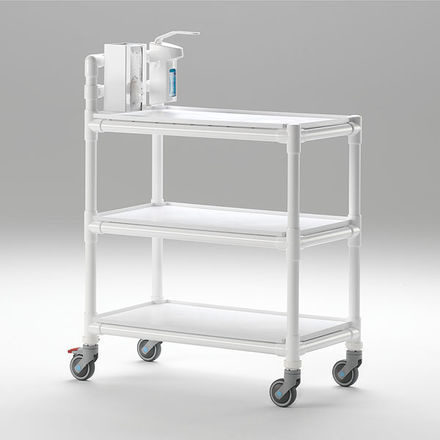 Carro médico - MPC 353 ESP HSP - RCN Medizin - de uso general / multifunción / con estante