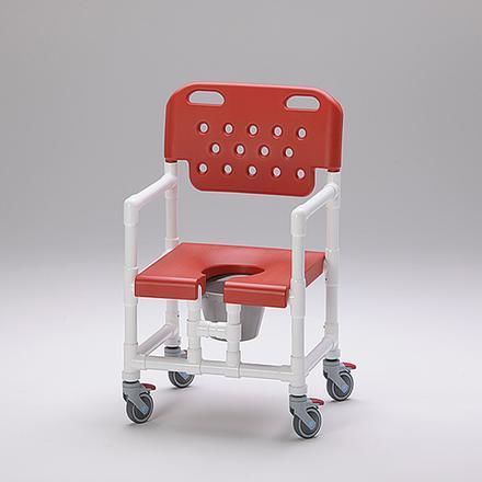 Silla con orinal para adulto - SCC 220 MS - RCN Medizin - con ruedas / con apertura higiénica / con cubo
