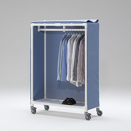 Carro para bolsas para ropa limpia - GR 50 - RCN Medizin - médico / estructura abierta / de plástico