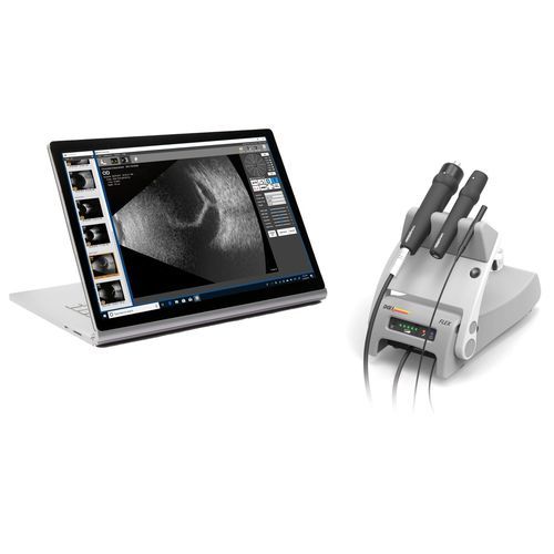 Ecógrafo portátil - Scanmate Flex UBM - DGH Technology - para exploración oftálmica / blanco y negro