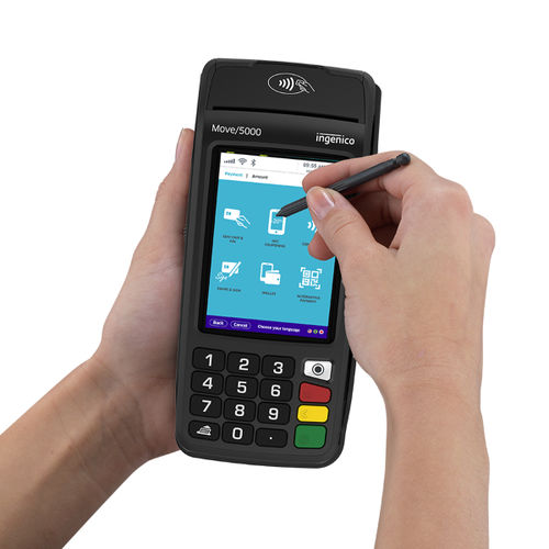 Terminal de pago móvil - Move/5000 - Ingenico - 4G / Bluetooth / 3G