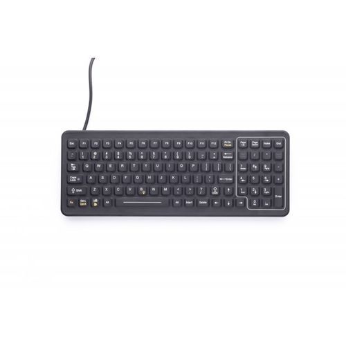 Teclado médico con alfombrilla táctil - SLK-101 - IKEY - de caucho de silicona / desinfectable / USB