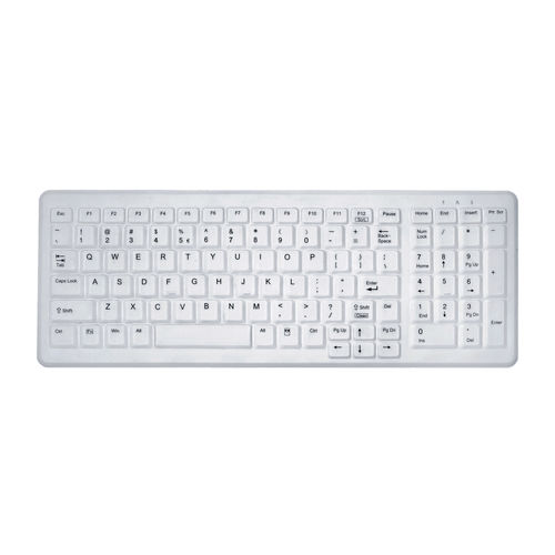 Teclado médico con teclas digitales - AK-C7000 - Active Key GmbH - de silicona / USB / de higiene