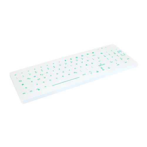 Teclado con teclas digitales - AK-CB7012F - Active Key GmbH - USB / de higiene