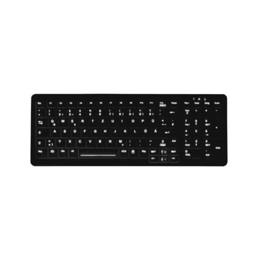 Teclado con teclas digitales - AK-CB7000 - Active Key GmbH - de silicona / de higiene / retroiluminado