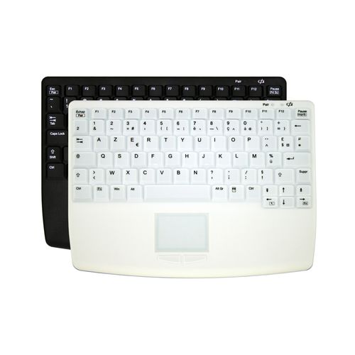 Teclado médico con alfombrilla táctil - AK-4450 - Active Key GmbH - de higiene / lavable / desinfectable