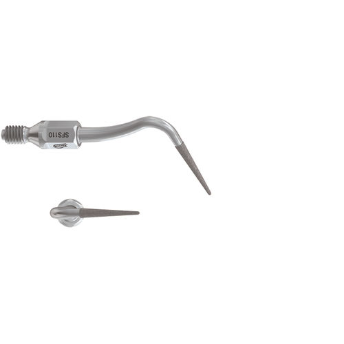 Punta ultrasónica piezoeléctrica - SFS 110 - Komet Dental - para cirugía dental / adiamantada