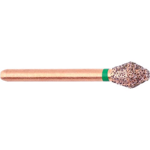 Fresa para corona - KP6811 series - Komet Dental - de oro / de escayola / de diamante