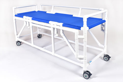 Carro camilla para traslado de pacientes - Cablas - para resonancia magnética / manual / de 1 sección