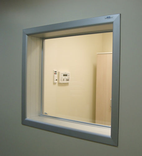 Ventana de observación - Q-CR-01	 - Cablas - de protección radiológica / fija