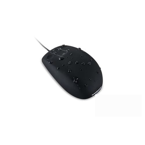 Ratón médico óptico - OMWK0C03-BK - WETKEYS - USB / impermeable