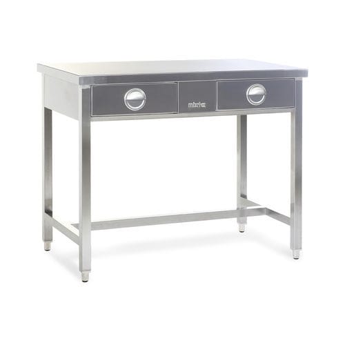 Mesa de instrumentos para mesa de operaciones - MCTC 1039 - MIXTA - de acero inoxidable / manuel