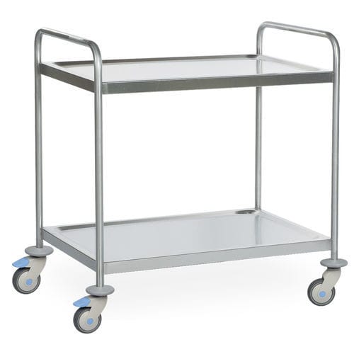 Carro de esterilización - MTA 2118 - MIXTA - para transporte / de acero inoxidable / 2 estantes