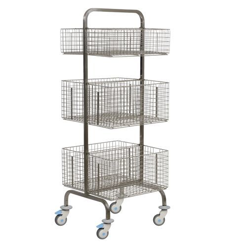 Carro para recipientes de esterilización - MYSA 3340 - MIXTA - de hospital / para transporte / de almacenamiento