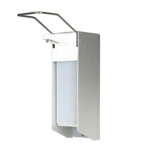 Dispensador de jabón - MDKD 0504 - MIXTA - de gel desinfectante / de pared / de acero inoxidable