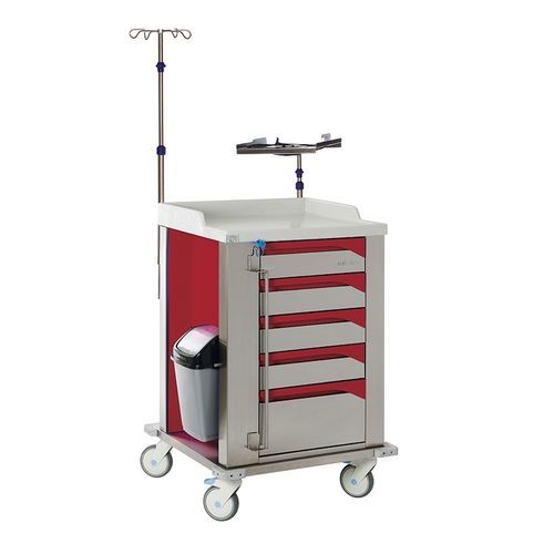 Carro de emergencia - MCCA 6440 - MIXTA - de hospital / para aparato / de medicamentos