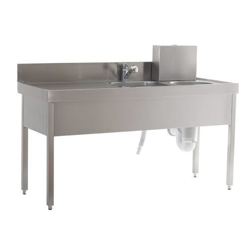 Fregadero de laboratorio - MSE 4410 - MIXTA - de esterilización / para centro sanitario / de acero inoxidable