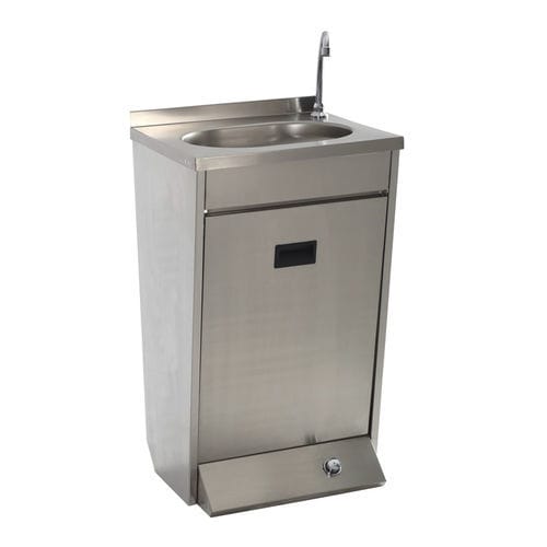 Fregadero de esterilización - MAKE 4150 - MIXTA - médico / de acero inoxidable / con pedal