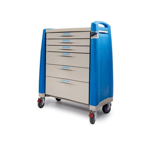 Carro de hospital - MCCA 6520 - MIXTA - de emergencia / de esterilización / para consumibles