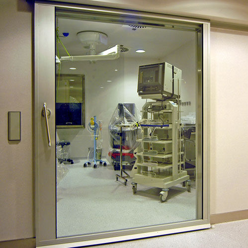 Puerta de hospital - TH7 GH  - Tané Hermetic - para centro sanitario / de laboratorio / corredera