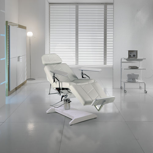 Sillón para extracción de sangre hidráulico - Hemo - Lemi 2 - Lemi MD - de 3 secciones / de altura variable / con ruedas