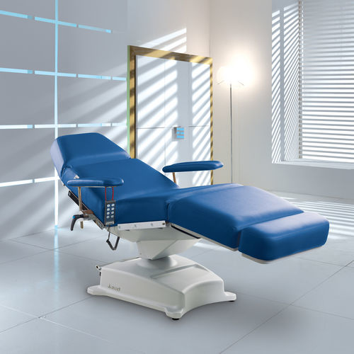 Sillón de quimioterapia eléctrico - Ke-Treat - Lemi MD - de 4 secciones / con ruedas / con respaldo regulable