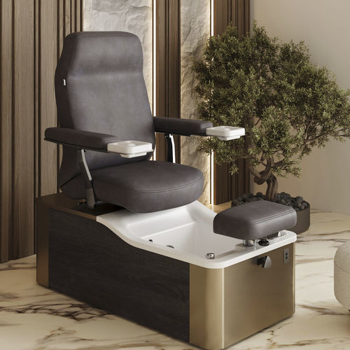 Mesa de reconocimiento cuidados de estética - Capri Pedi Spa - Lemi MD - para adulto / eléctrica / de 2 secciones