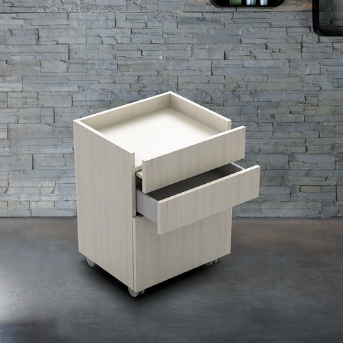 Carro para cuidados - T-Pedi - Lemi MD - con estante / con puerta / con espacio de almacenamiento