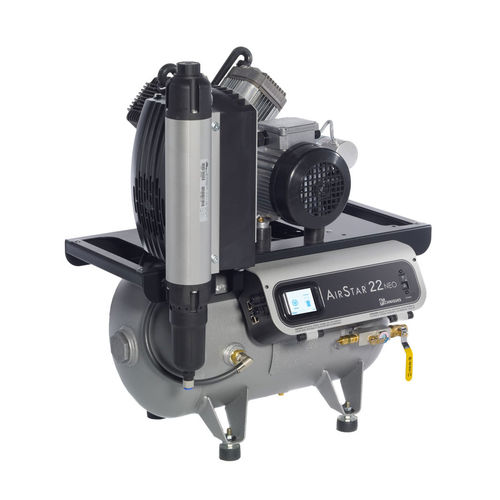 Compresor para odontología - AirStar 22 NEO - Air Techniques - de membrana / sin aceite / con secadores de aire