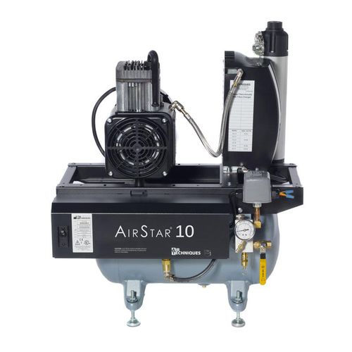 Compresor para odontología - AirStar 10 - Air Techniques - médico / de membrana / 2 unidades