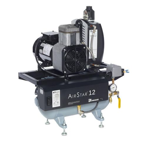 Compresor para odontología - AirStar 12 - Air Techniques - médico / de membrana / 1 unidad