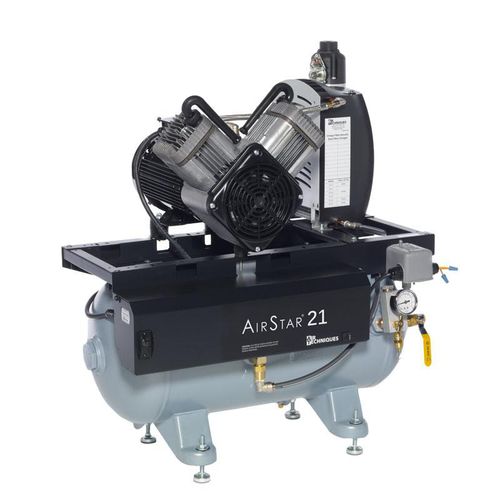 Compresor para odontología - AirStar 21 - Air Techniques - médico / de membrana / 3 unidades