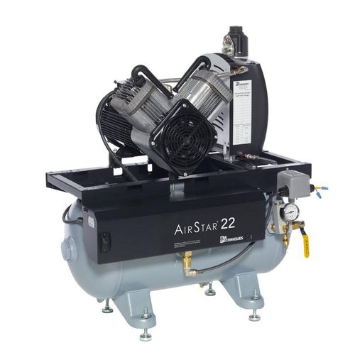 Compresor para odontología - AirStar 22 - Air Techniques - médico / de membrana / 3 unidades