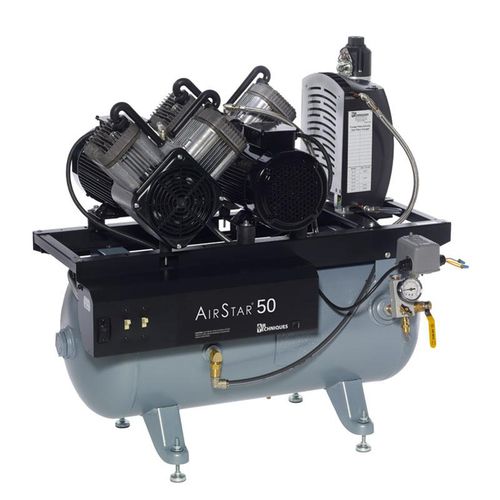 Compresor para odontología - AirStar 50 - Air Techniques - médico / de membrana / 7 unidades