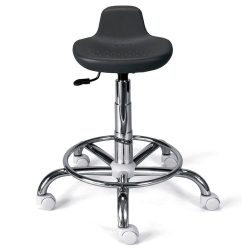 Taburete para consulta médica - Willy - TT Med s.r.l. - de altura variable / giratorio / con reposapiés
