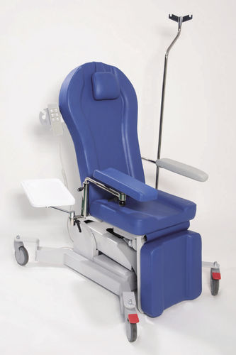 Sillón para extracción de sangre manual - Lory - TT Med s.r.l. - de 3 secciones / de altura variable / Trendelenburg