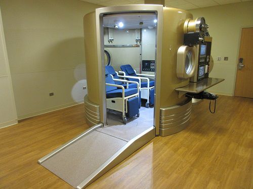 Cabina hiperbárica oxigenoterapia - HMS 2000 - Hyperbaric Modular Systems - multiplaza