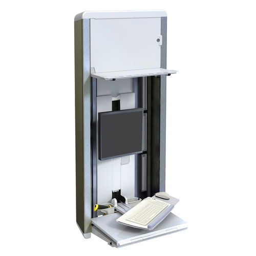 Estación de trabajo informática médica - StyleView® VL - Ergotron - para imágenes médicas / de laboratorio / de altura regulable