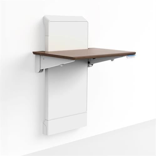 Escritorio rectangular - WorkFit® - Ergotron - de pared