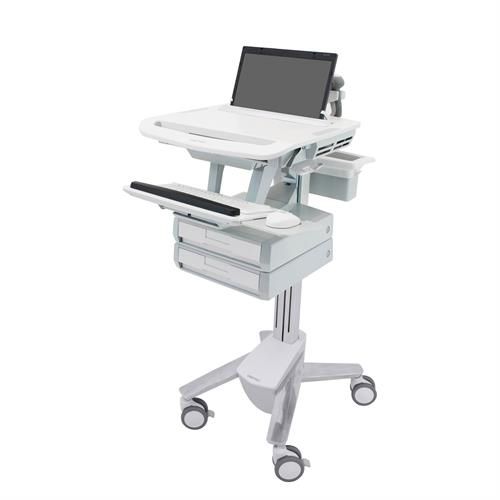 Carro informático de dispensación de medicamentos - SV43-1120-0  - Ergotron - con batería / de altura variable / con cajón