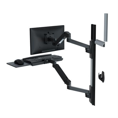 Estación de trabajo informática médica - LX Pro - Ergotron - de pared