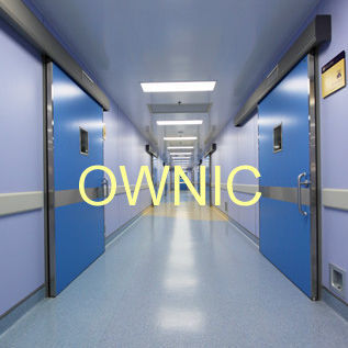 Puerta para sala de operaciones - QTDM-1 - OWNIC - corredera / de acero inoxidable / con paneles de vidrio